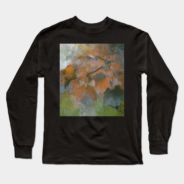 Autumn Leaves Long Sleeve T-Shirt by Sandra Keller